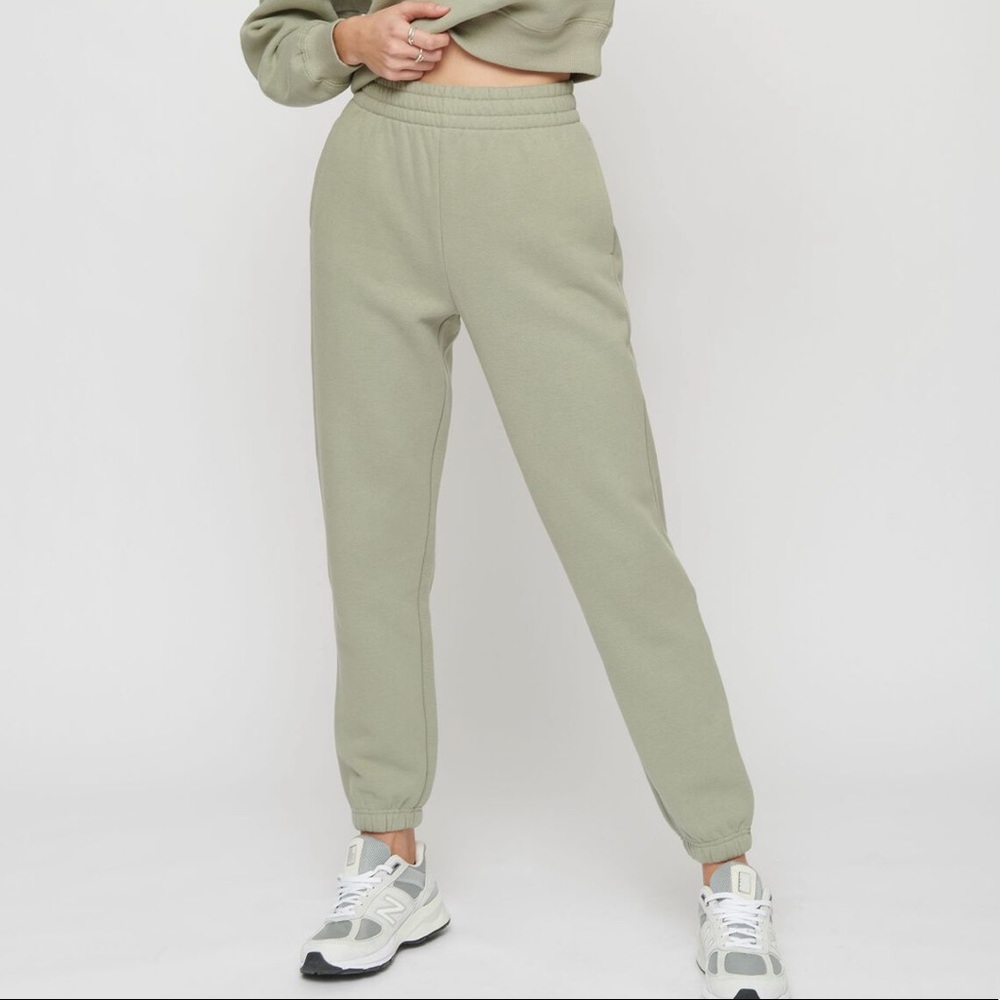 Dynamite sage green Lafayette joggers